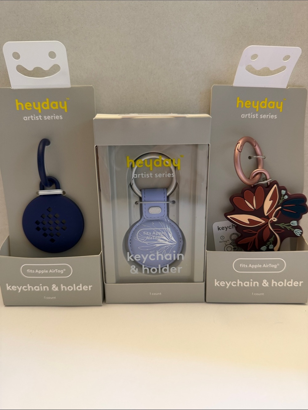 heyday Artist Series AirTag Keychain & Holder Your Choice